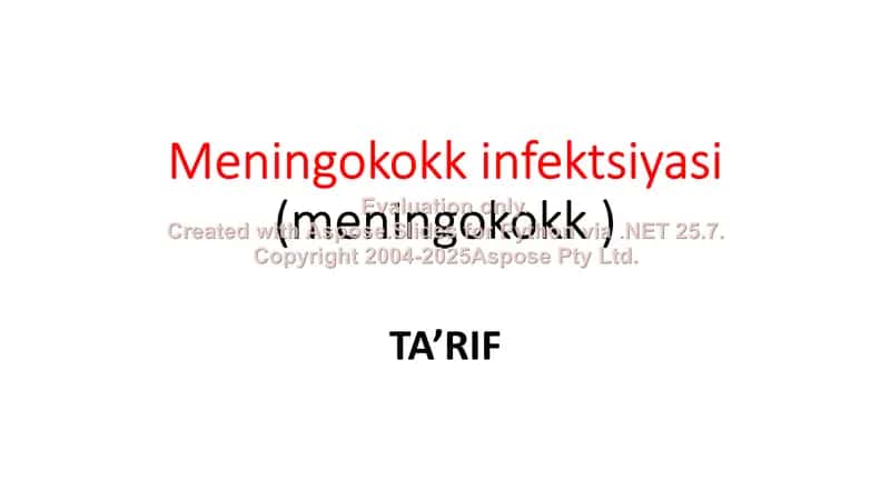 Meningokokk infektsiyasi 1
