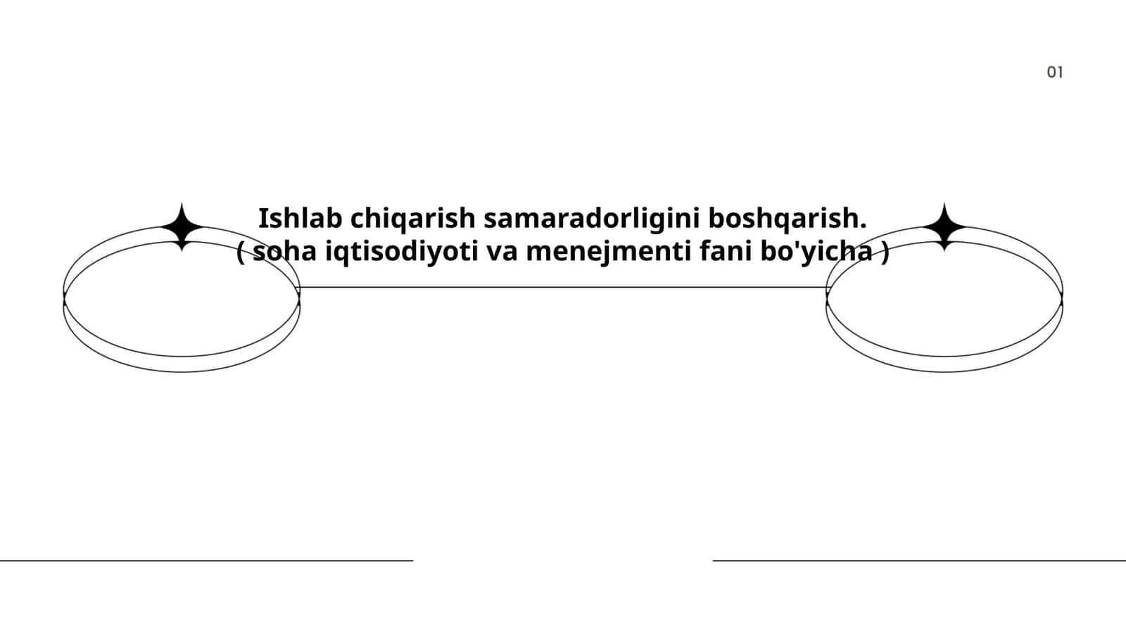 Ishlab chiqarish samaradorligini boshqarish 1