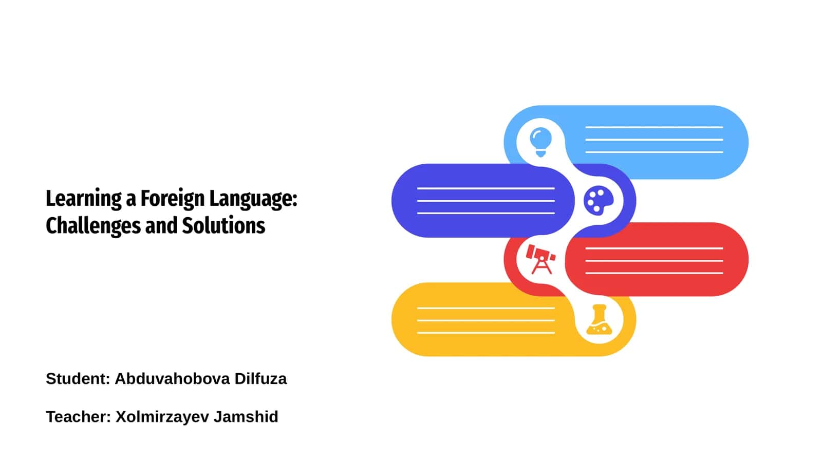 Learning a Foreign Language: Challenges and Solutions 1