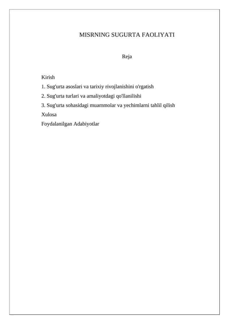 MISRNING SUGURTA FAOLIYATI 1