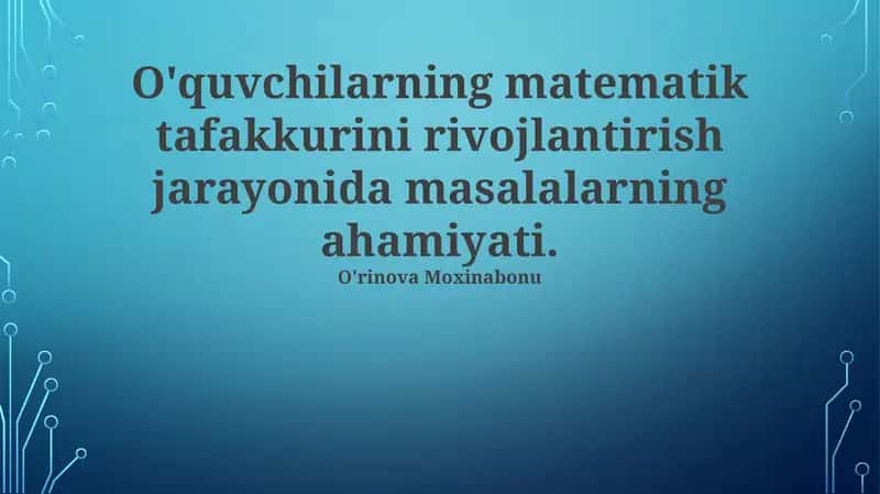 O'rinova Moxinabonu 1