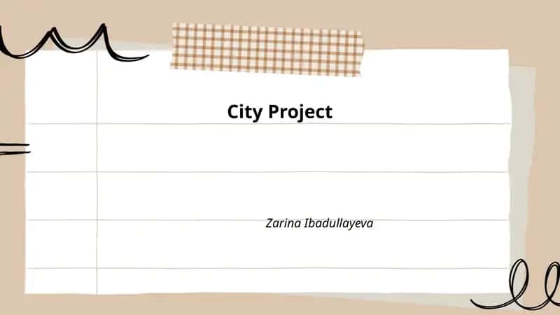 City Project: Urban Masterplan and Zoning Reform 1