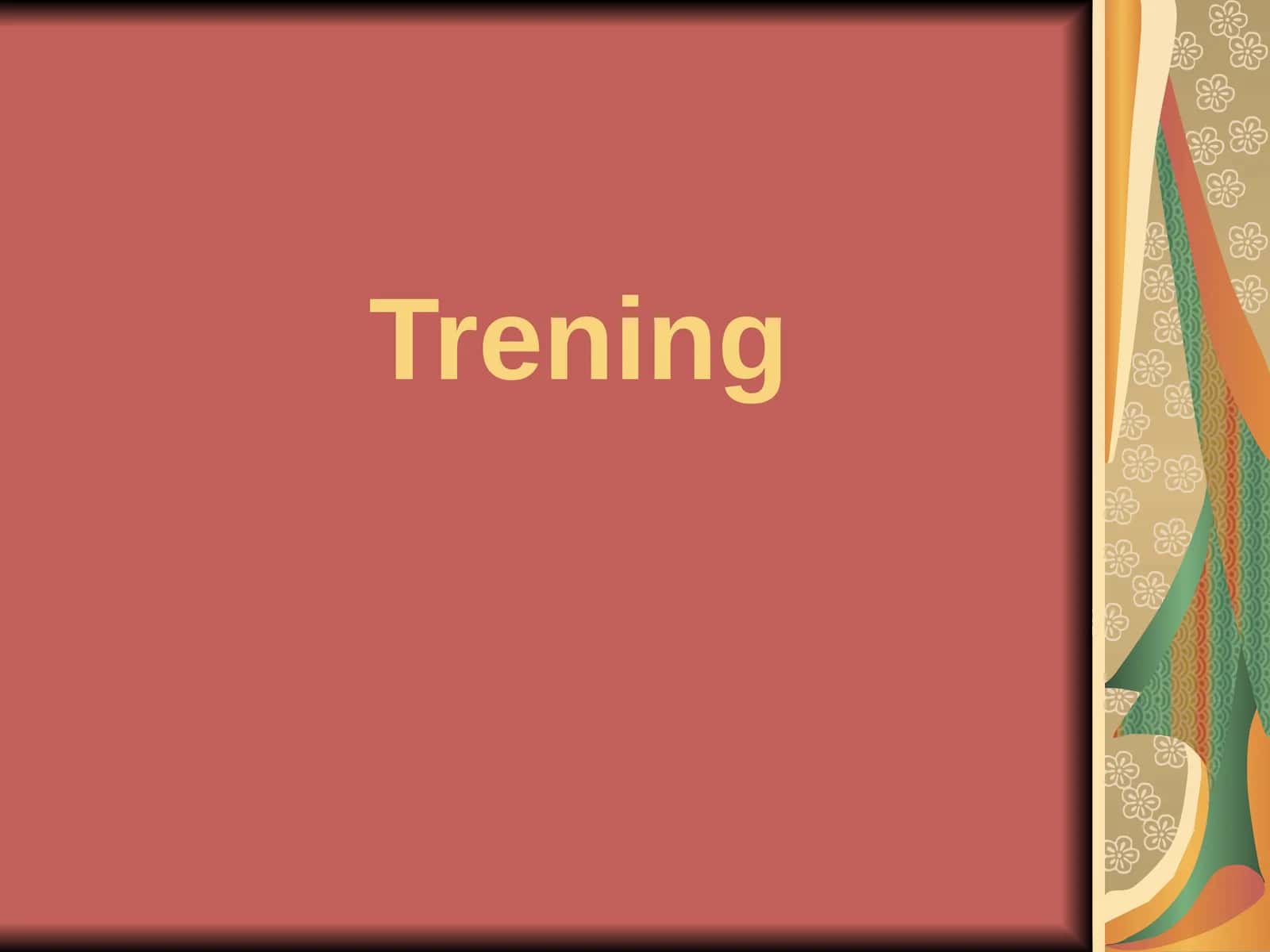 Psixologik trening 1