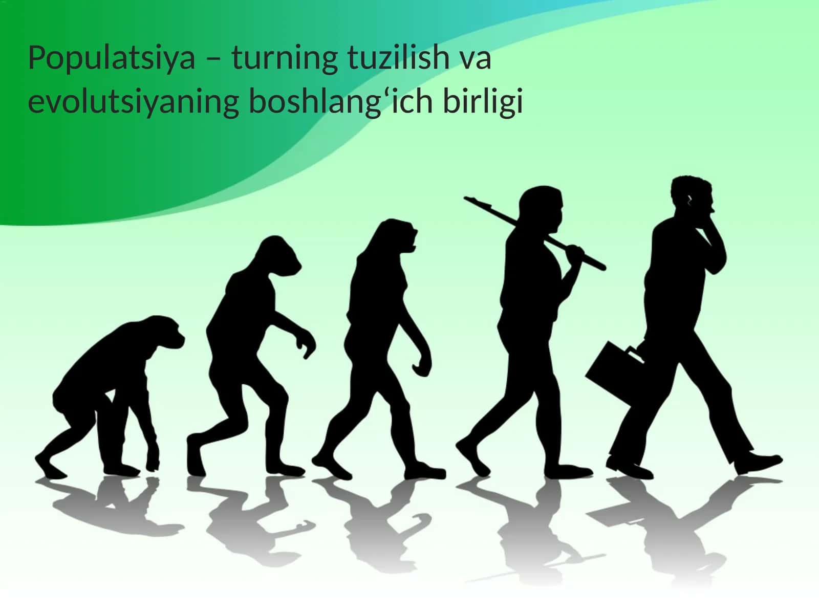 Populatsiya – turning tuzilish va evolutsiyaning boshlang‘ich birligi 1