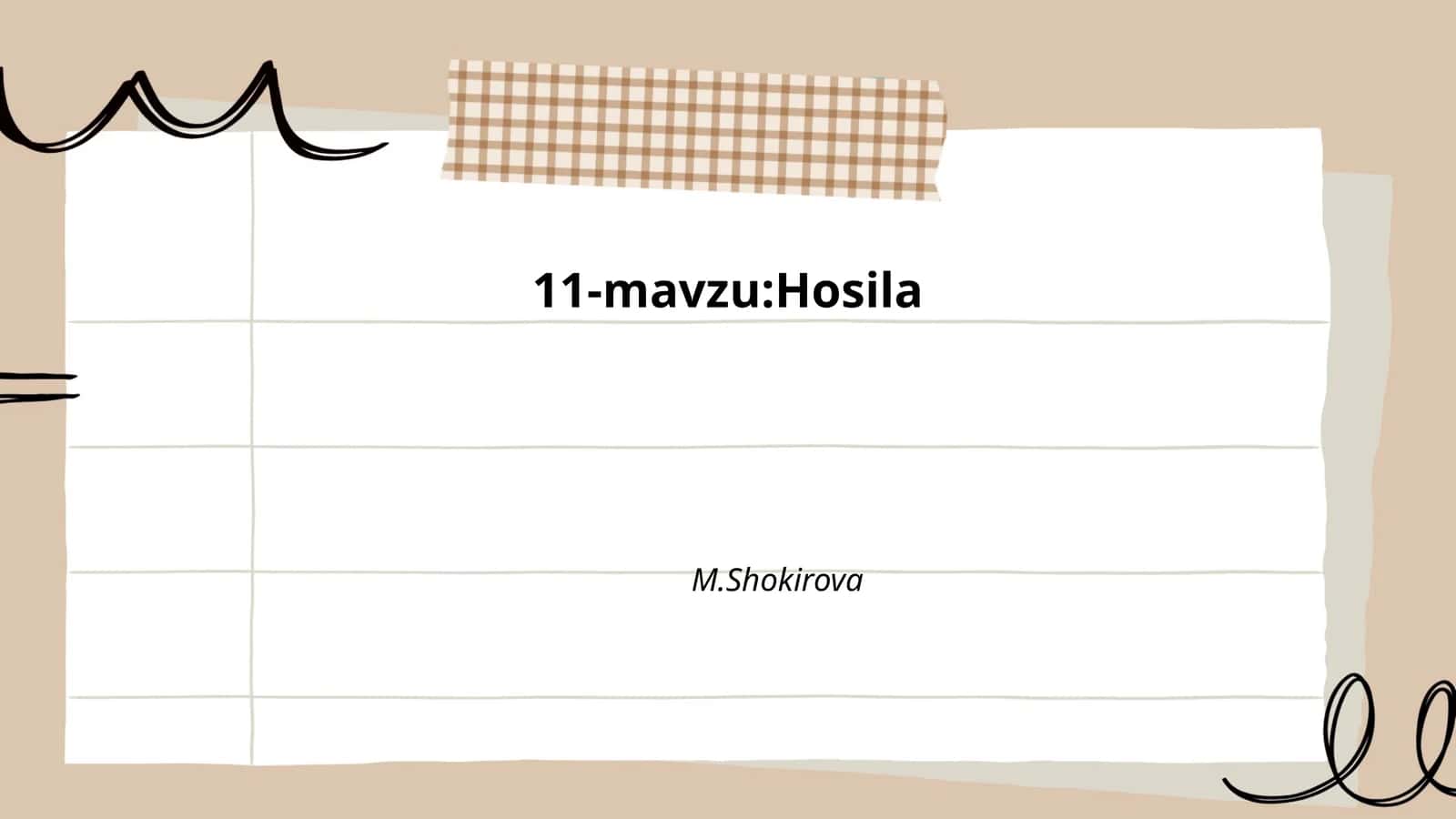 Hosila 1