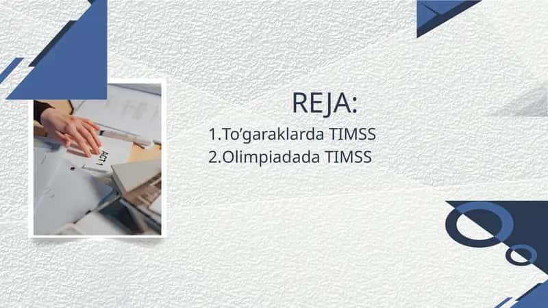 To’garaklarda TIMSS Olimpiadada TIMSS 1