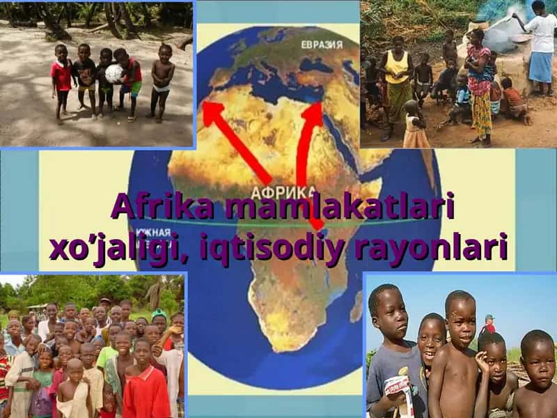 Afrika mamlakatlari xo’jaligi, iqtisodiy rayonlari 1