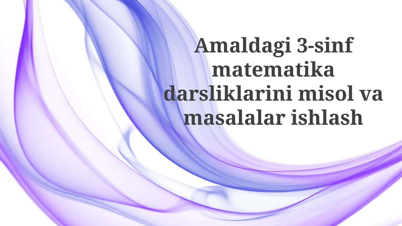 3-sinf matematika darsliklari 1