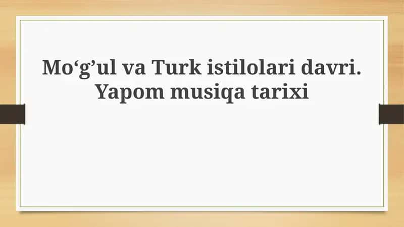 Mo'g'ul va turkiy bosqinlari davri: Siyosiy vaziyat va harbiy taktikalar 1