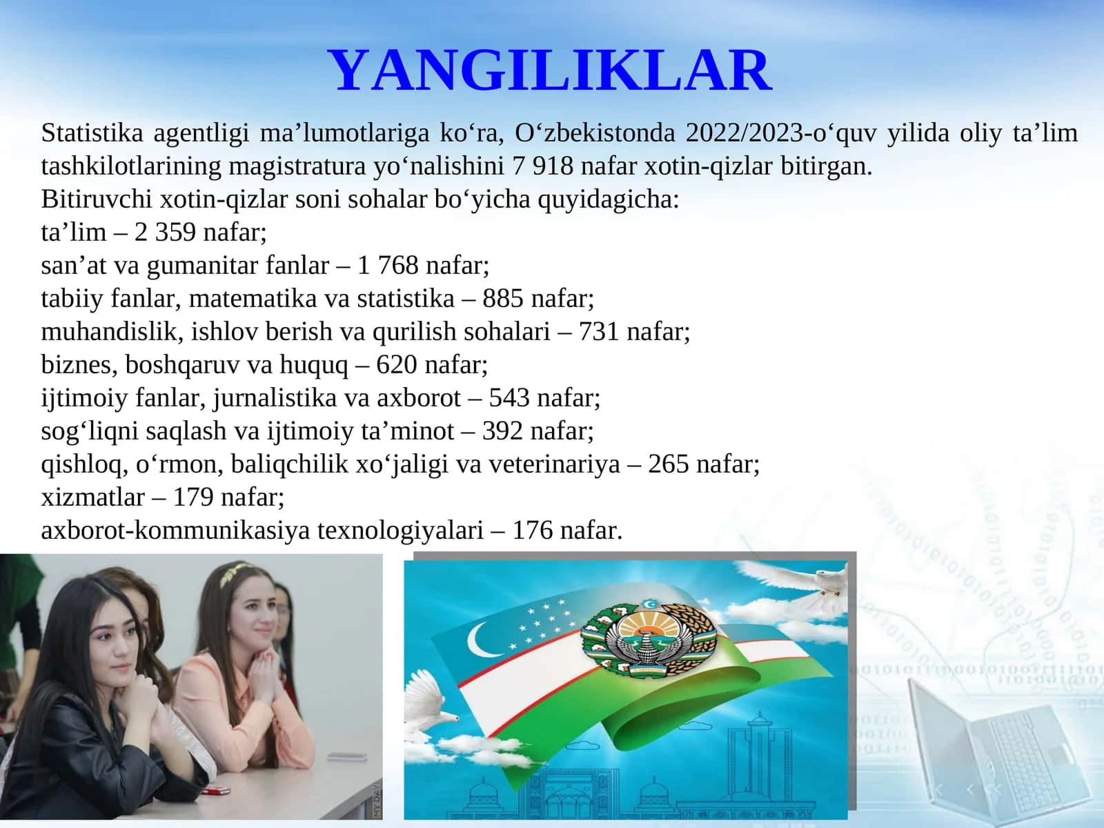 Yangiliklar 1
