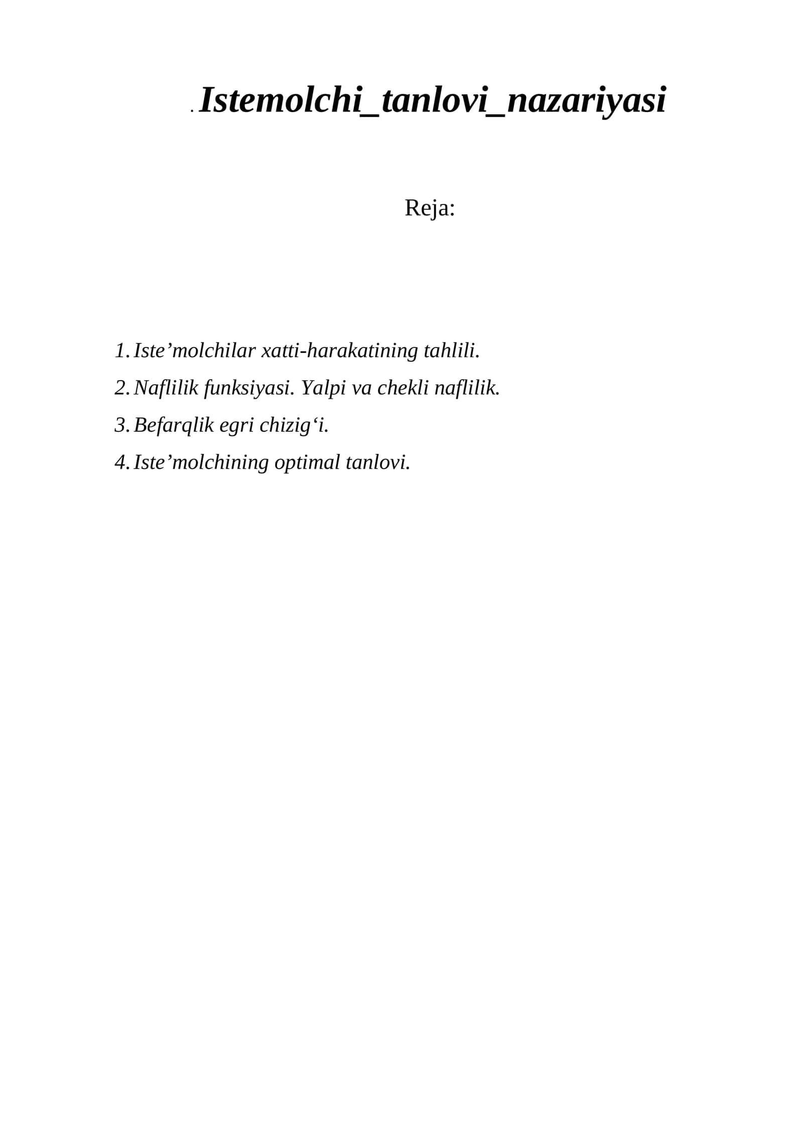 Istemolchi_tanlovi_nazariyasi 1