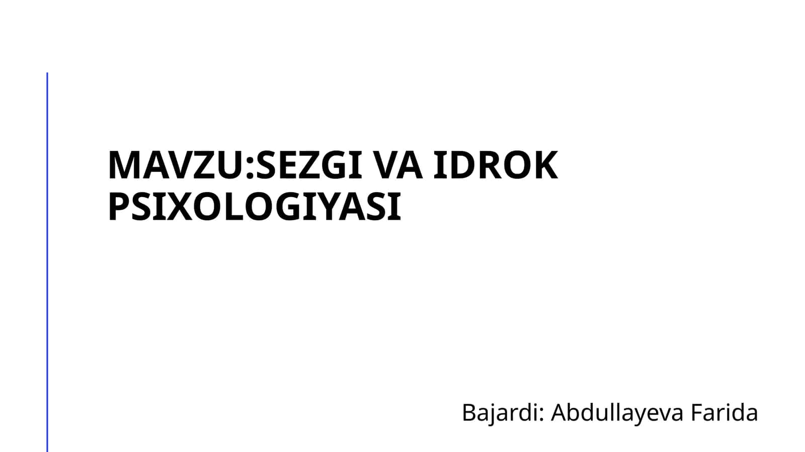 Sezgivaidrokpsixologiyasi 1