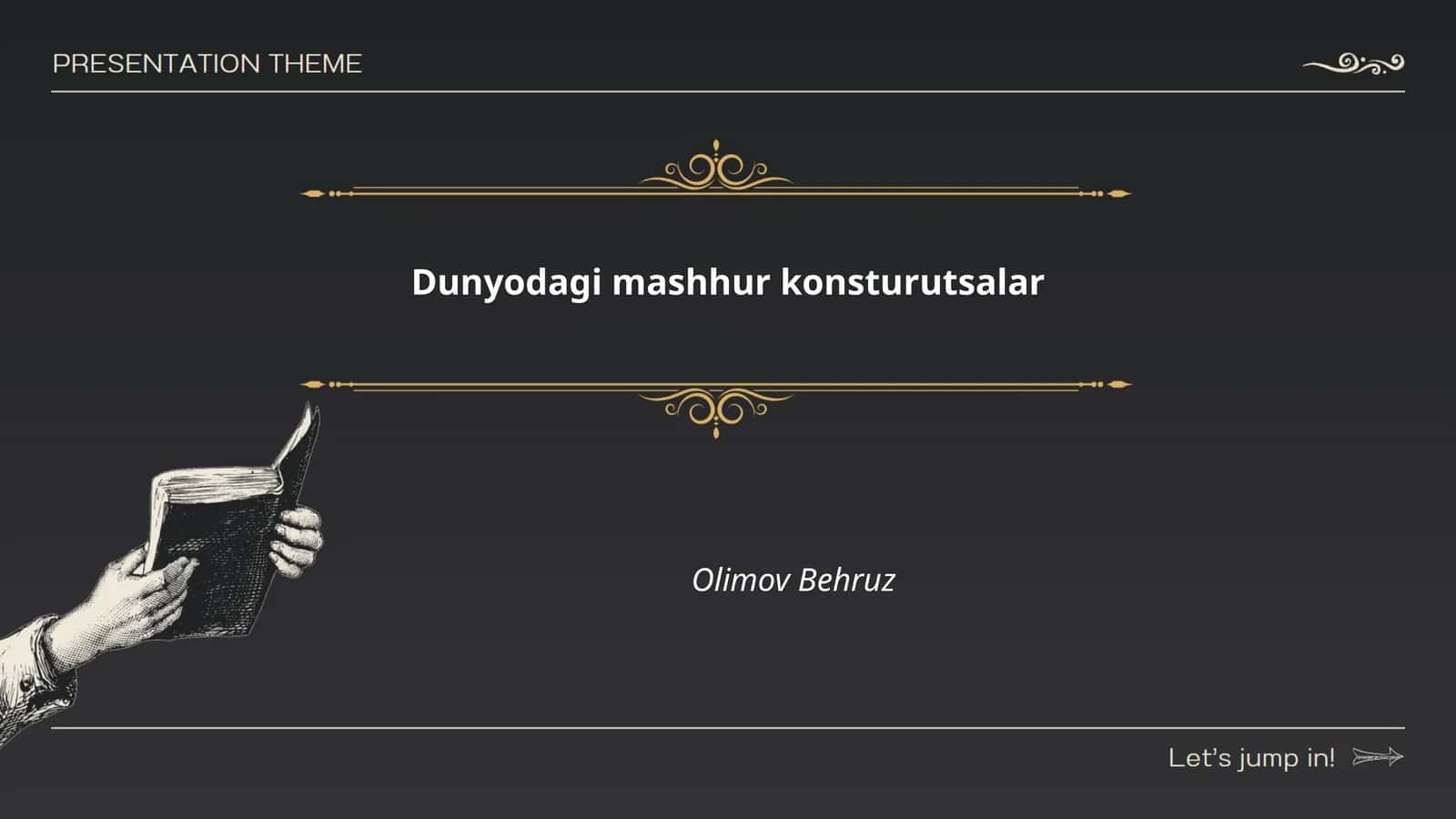Dunyodagi mashhur konsturutsalar 1