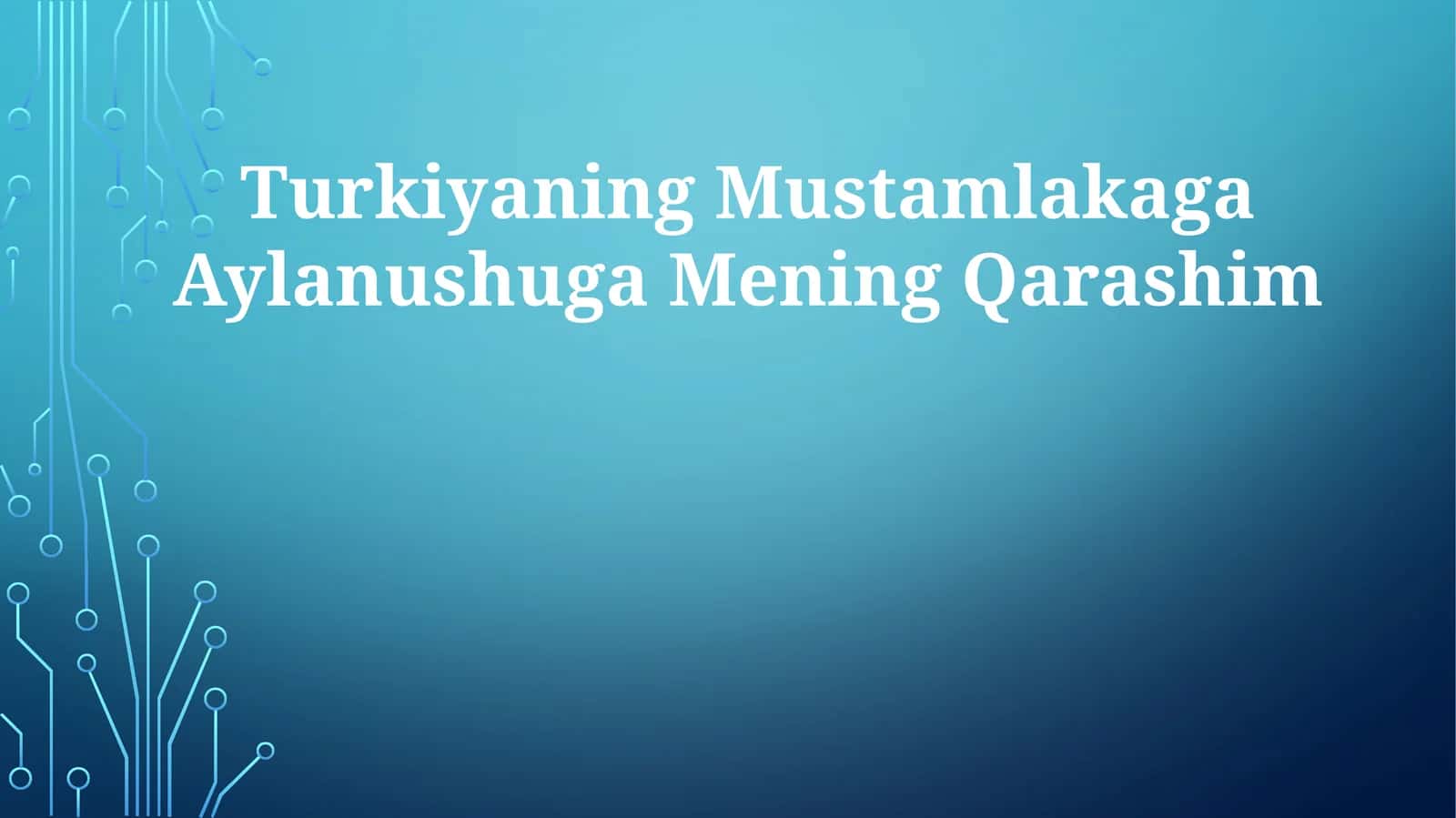 Usmonli imperiyasidan Zamonaviy Turkiyaga - Usmonli imperiyasining 14-19-asrlardagi istilolari 1