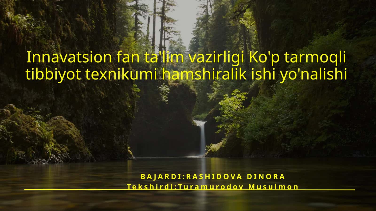 KASALLIK DAVRLARI 1