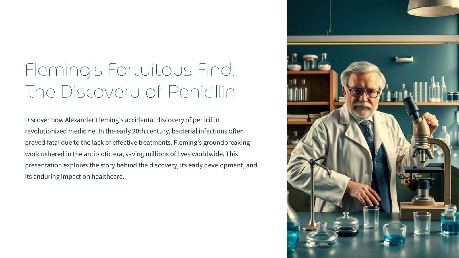 Fleming's Fortuitous Find: The Discovery of Penicillin 1