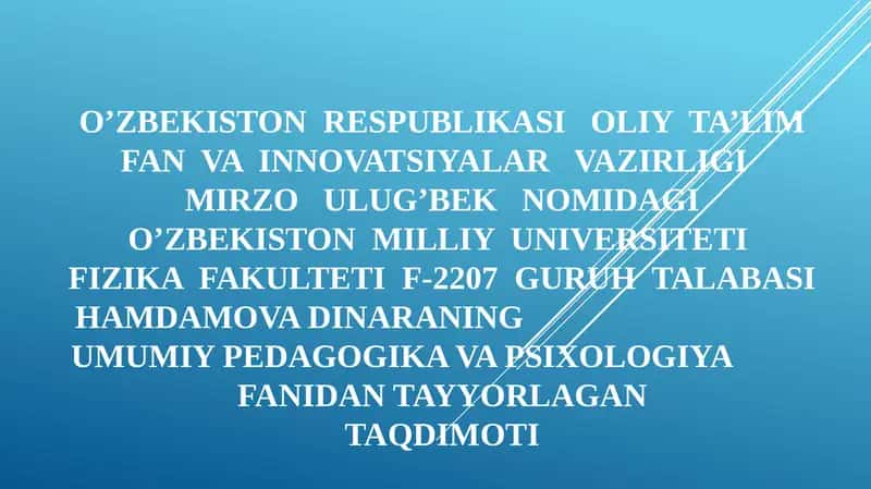 Pedagogik psixologiya metodlari 1