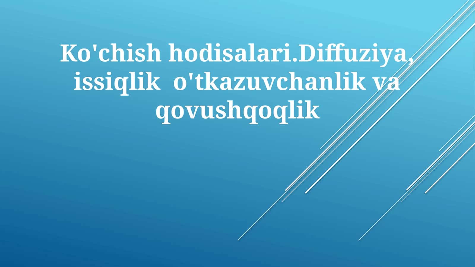 Ko'chish hodisalari 1