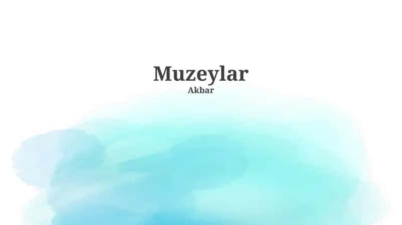 История и типы музеев 1