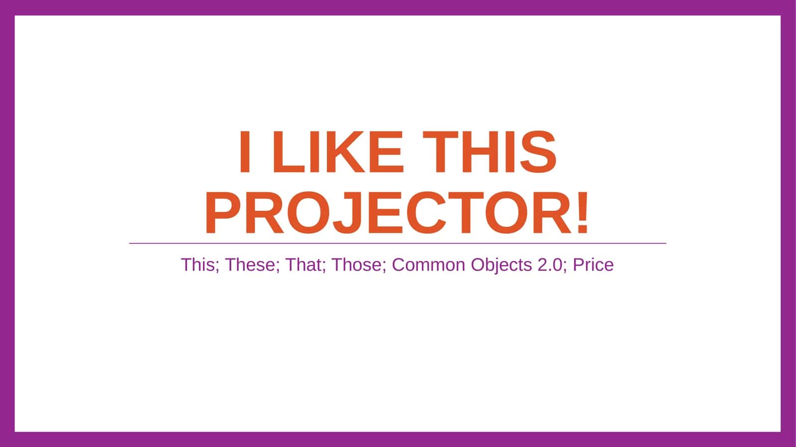 Common Objects 2.0 1