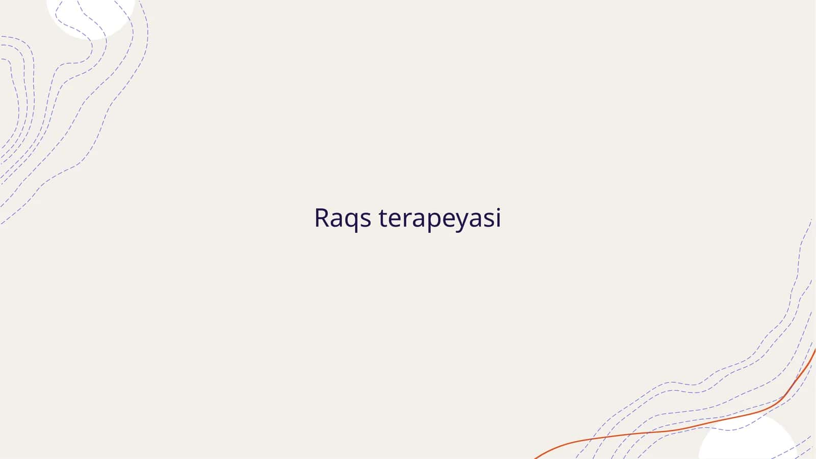 Raqs terapeyasi 1