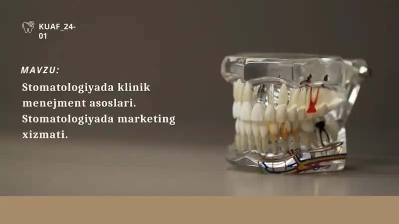 Stomatologiyadaklinikmenejmentasoslari 1