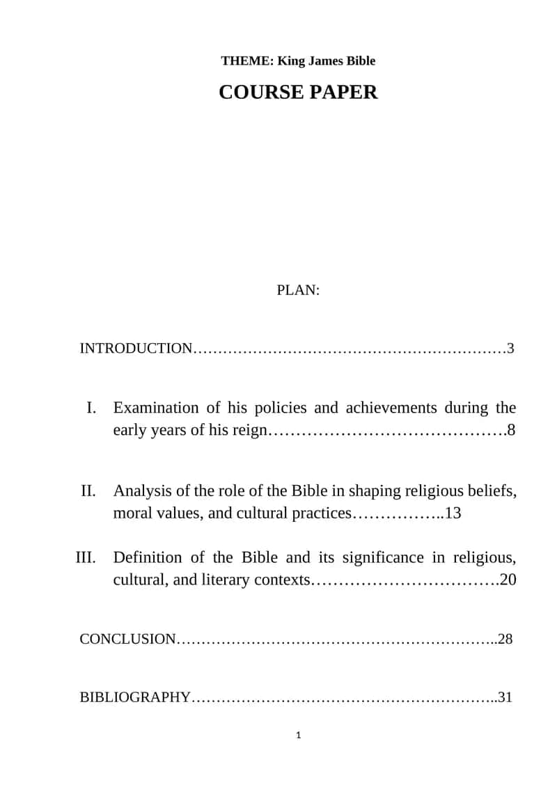 King James Bible 1