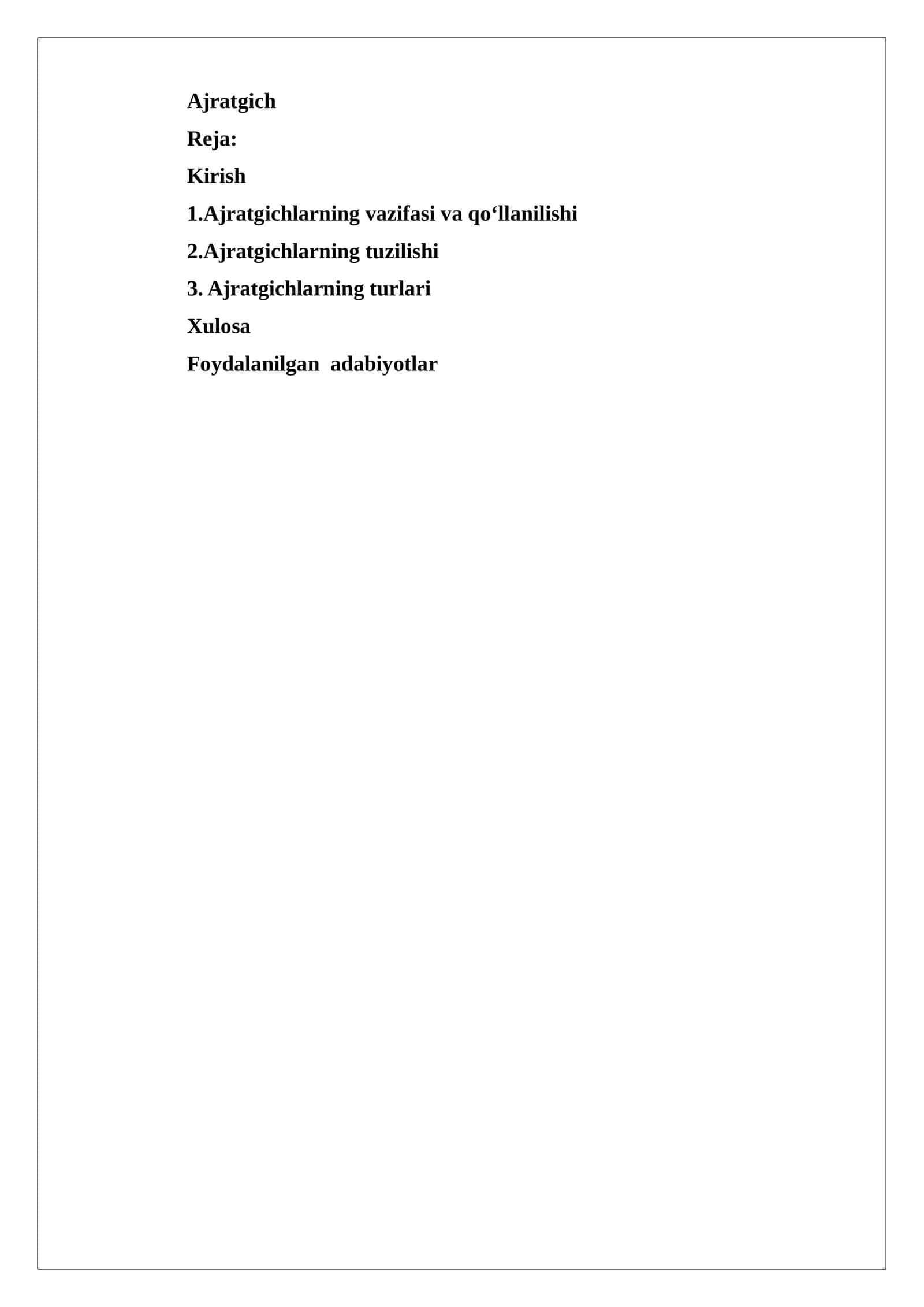 Ajratgich 1