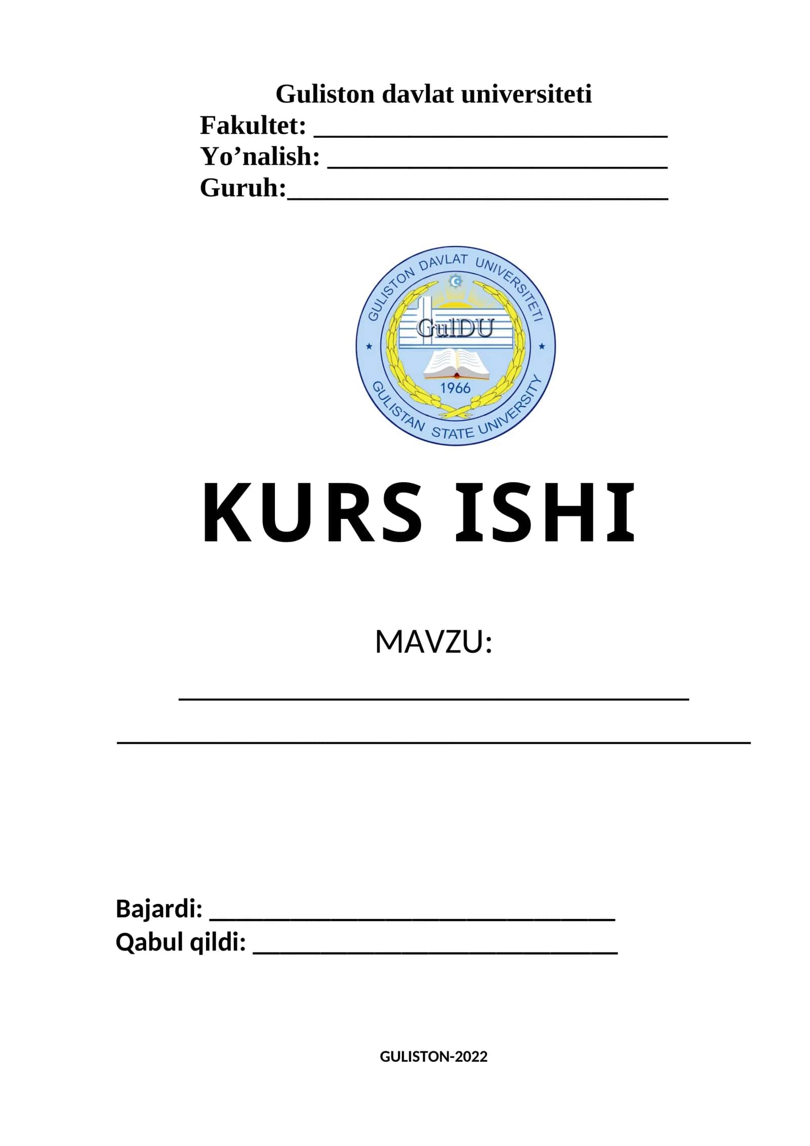 Bob PİROLIZNING NAZARIY ASOSLARI 1