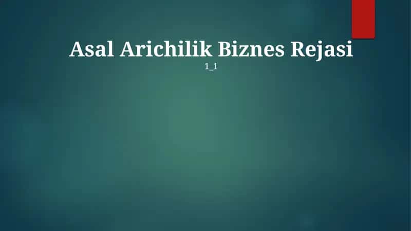 Asal Arichilik Biznes Rejasi 1