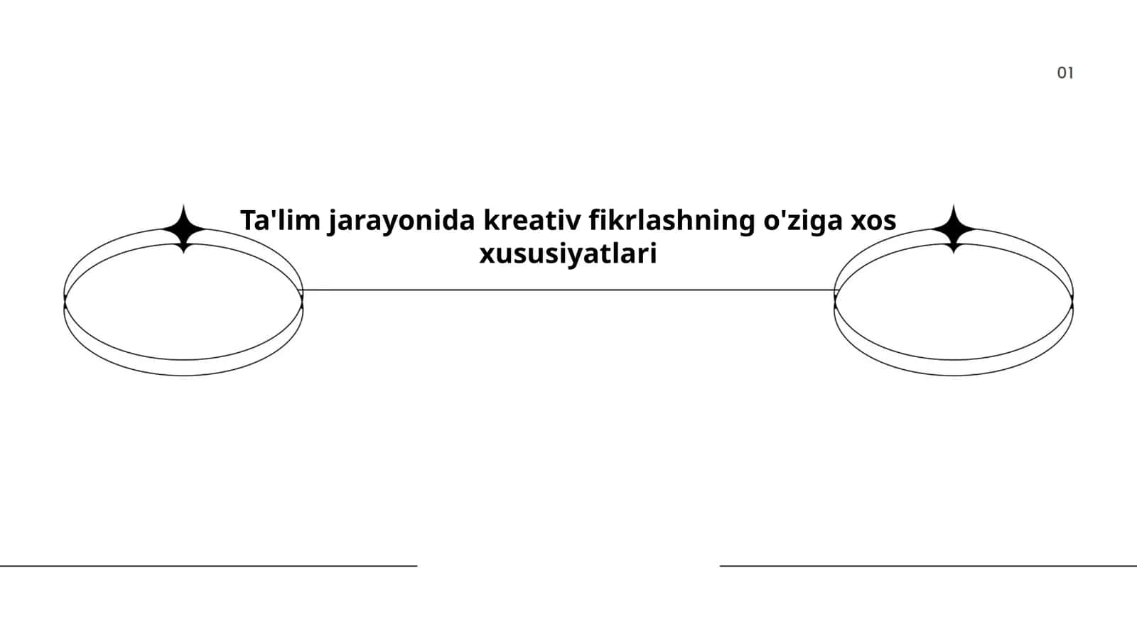 Ta'lim jarayonida kreativ fikrlashning o'ziga xos xususiyatlari 1