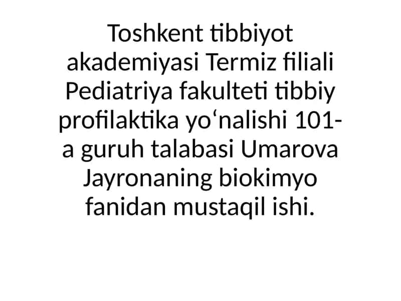 Yadro Tibbiyoti Bo'yicha Kurs 1