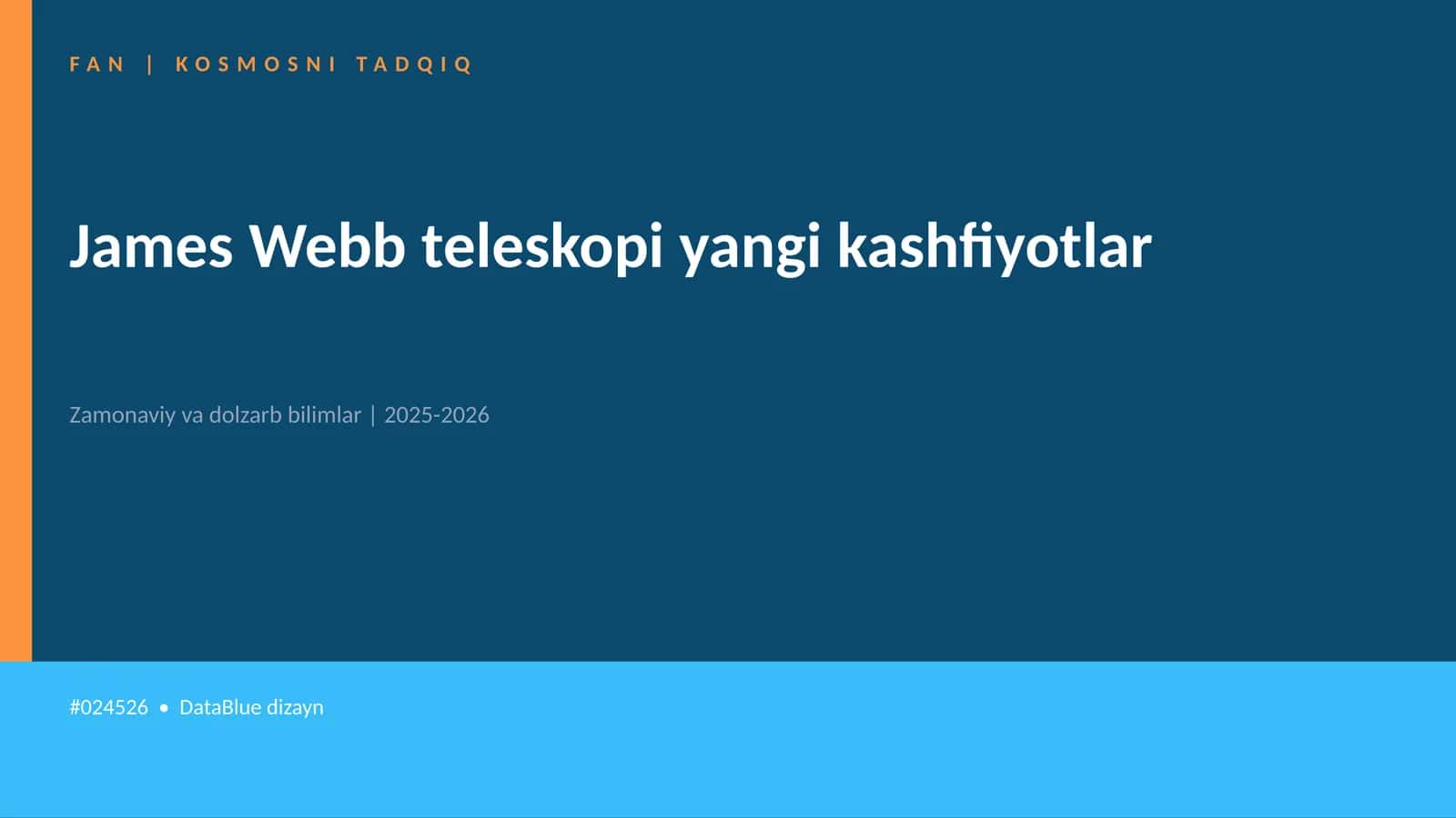 James Webb teleskopi yangi kashfiyotlar 1