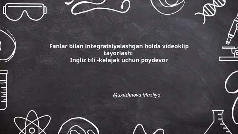 Ingliz tili -kelajak uchun poydevor 1