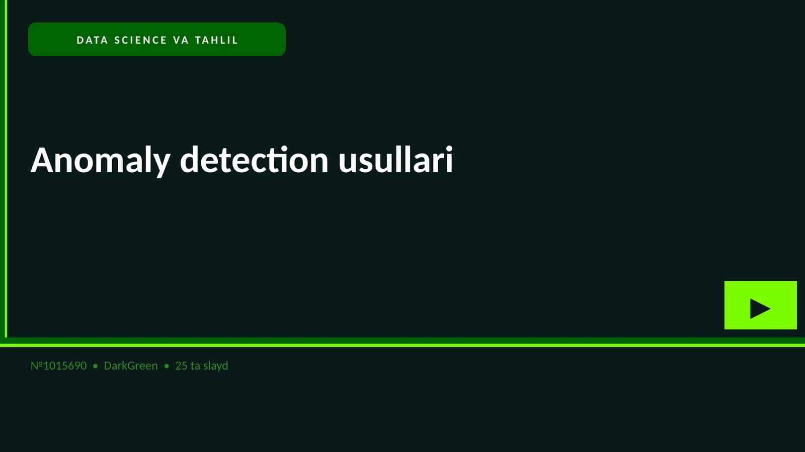 DATA SCIENCE VA TAHLIL 1