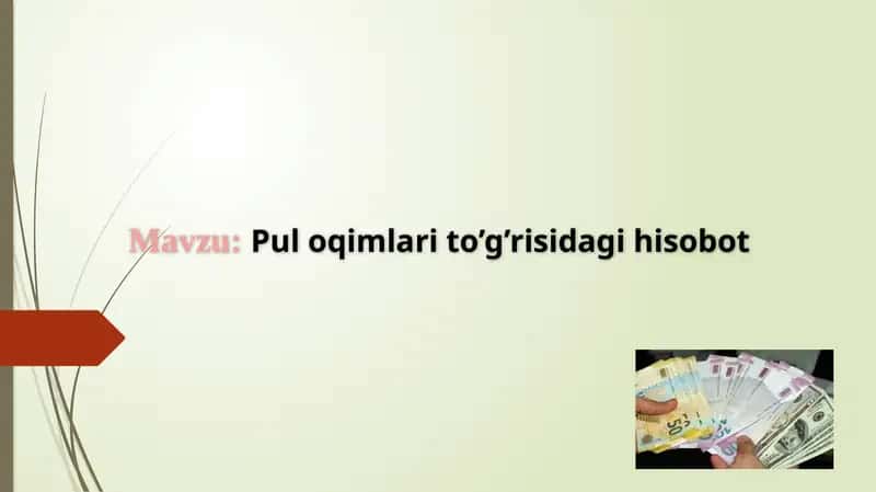 Puloqimlarito’g’risidagihisobot 1