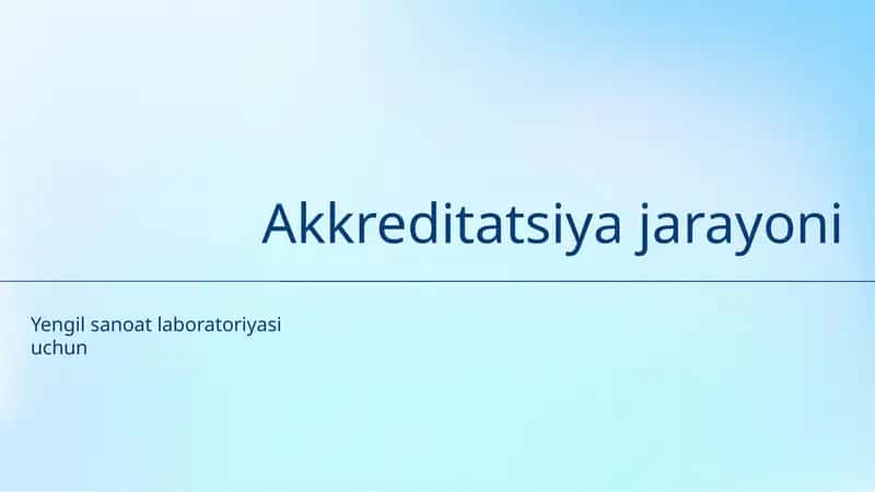 Akkreditatsiya jarayoni 1