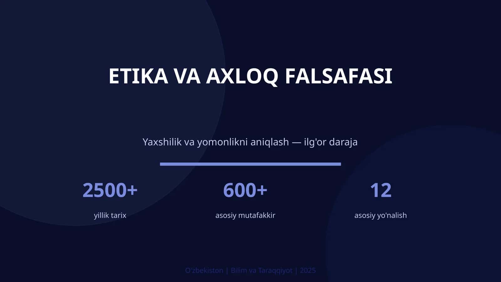 ETIKA VA AXLOQ FALSAFASI 1