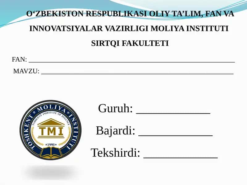 Korxonalarda mahsulotlar tannarxi 1
