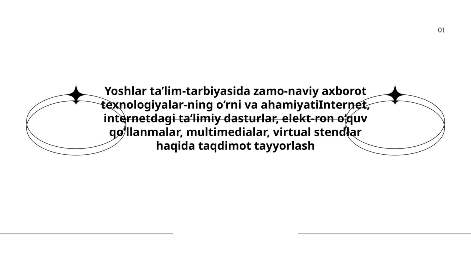Yoshlar ta’lim-tarbiyasida zamonaviy axborot texnologiyalarining o‘rni va ahamiyati 1