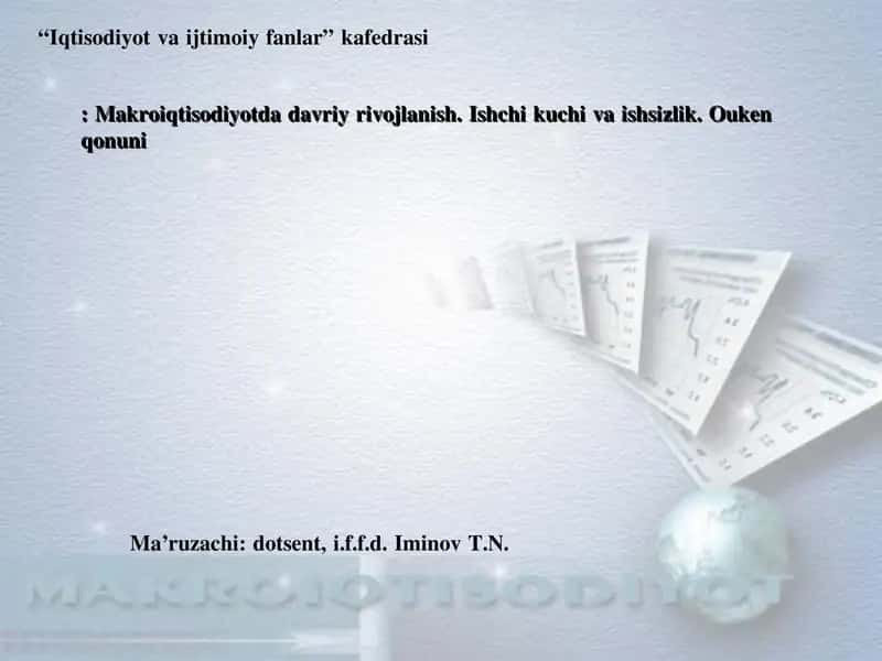 Iqtisodiy davrlar 1