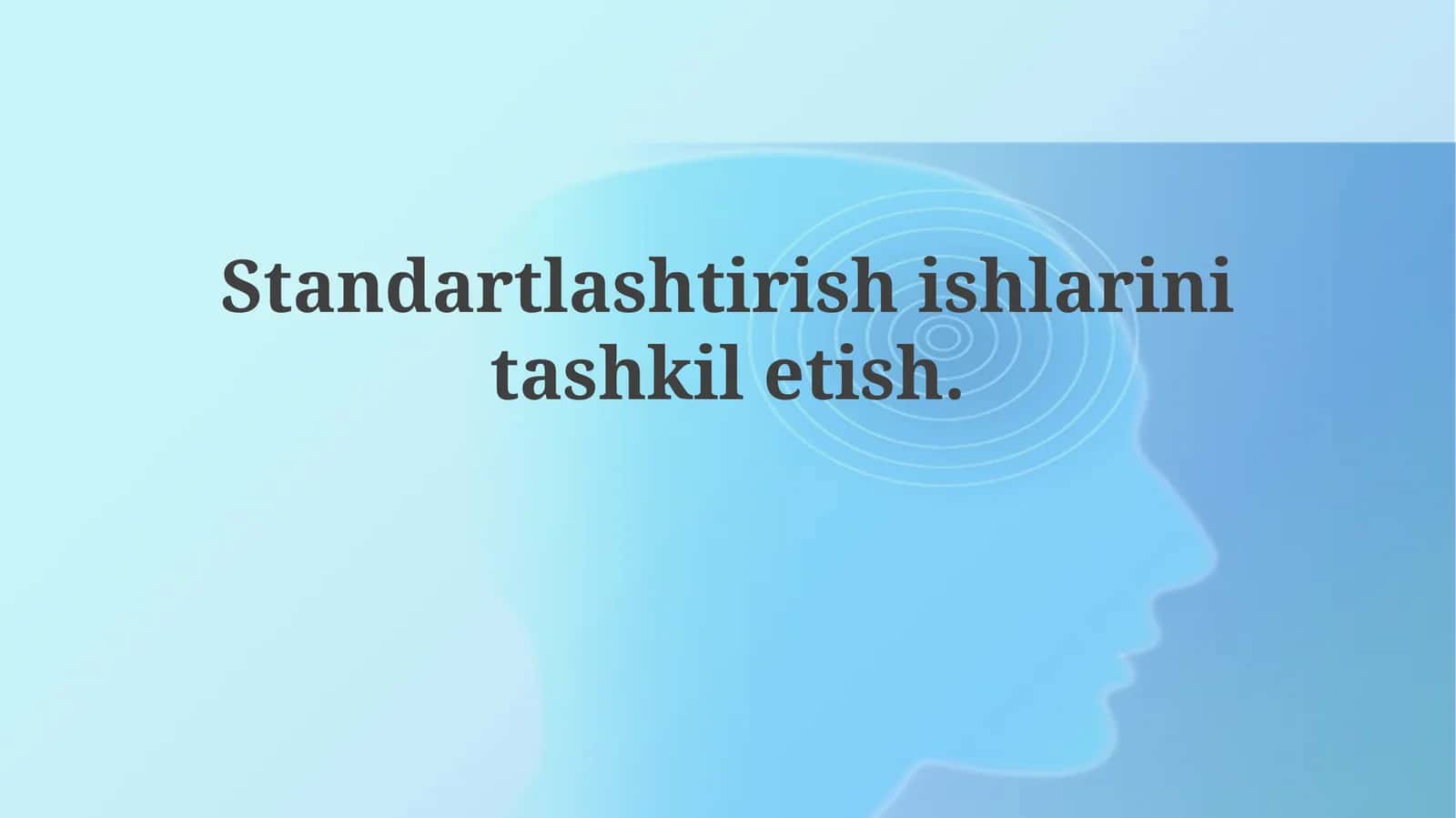 Standartlashtirishning maqsadi va vazifalari 1