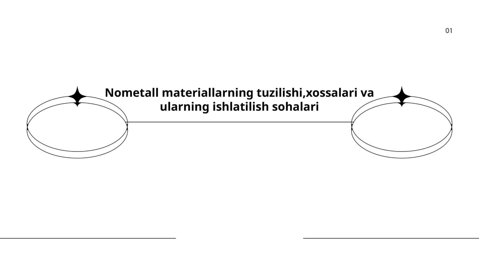 Nometall materiallarning tuzilishi, xossalari va ularning ishlatilish sohalari 1