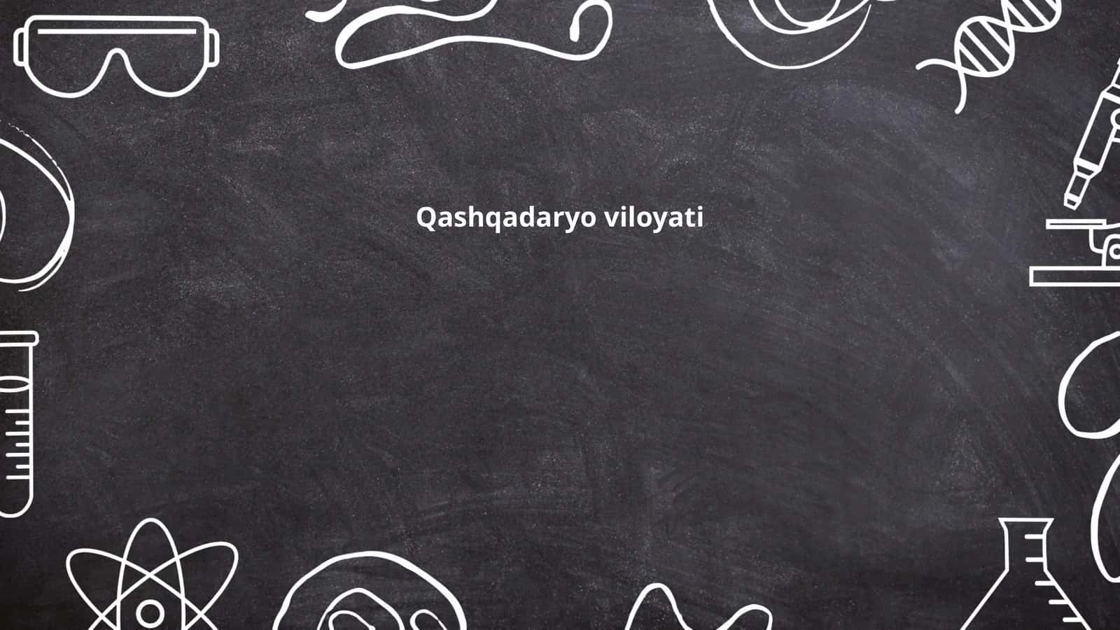 Qashqadaryo viloyati geografik joylashuvi 1