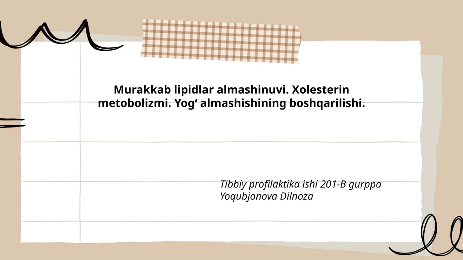 Tibbiy profilaktika ishi 201-B gurppa Yoqubjonova Dilnoza 1