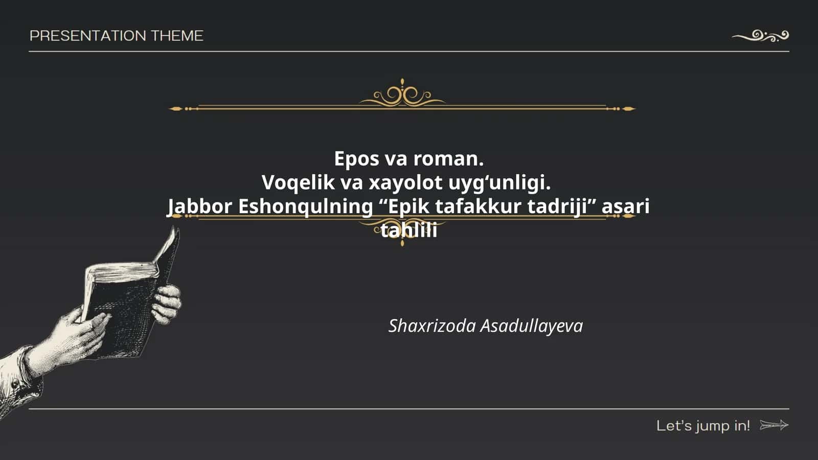 Epik tafakkur tadriji 1