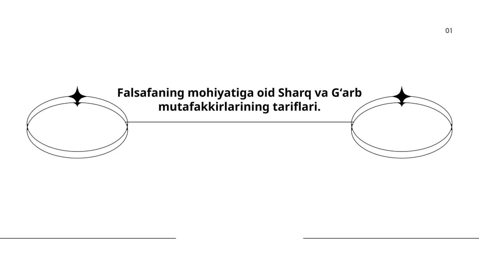 Falsafaning mohiyatiga oid Sharq va Gʻarb mutafakkirlarining tariflari 1