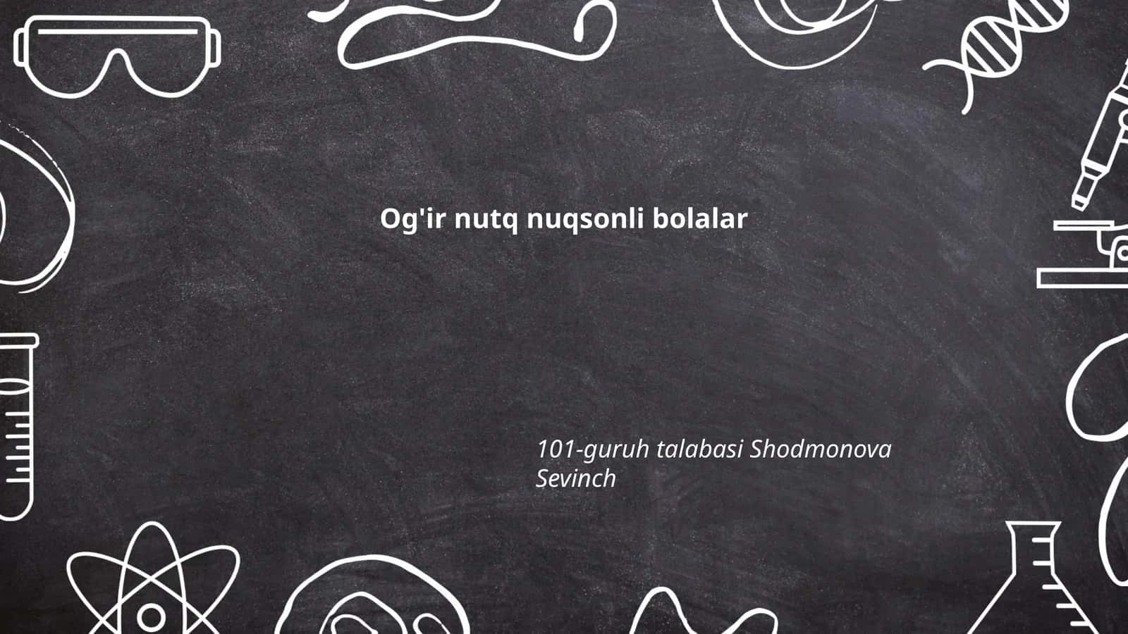 Og'ir nutq nuqsonli bolalar 1
