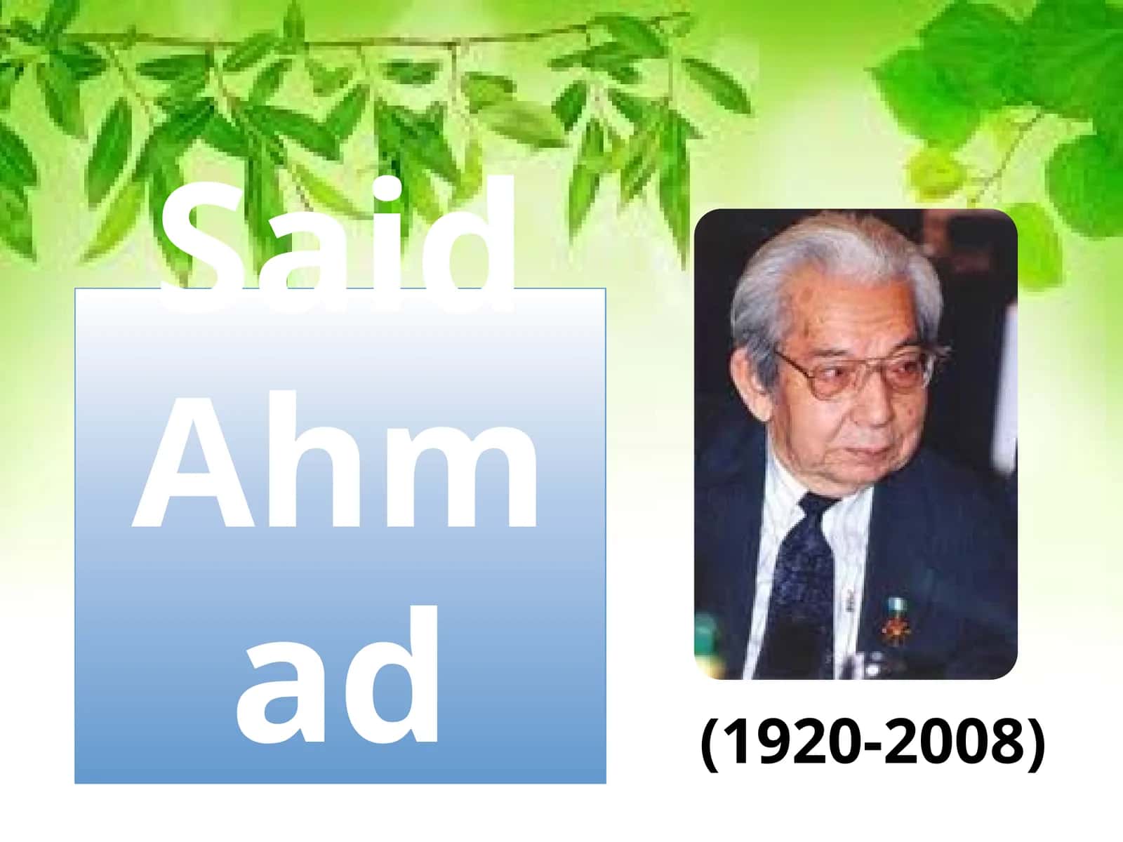 Said Ahmad 1