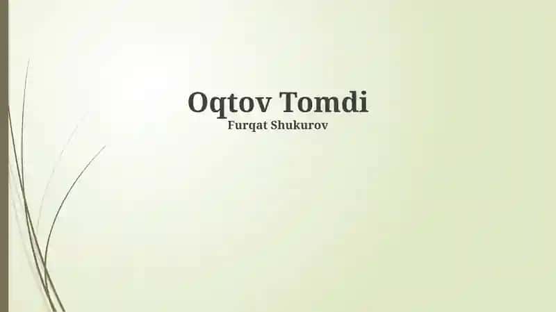 Oqtov Tomdi